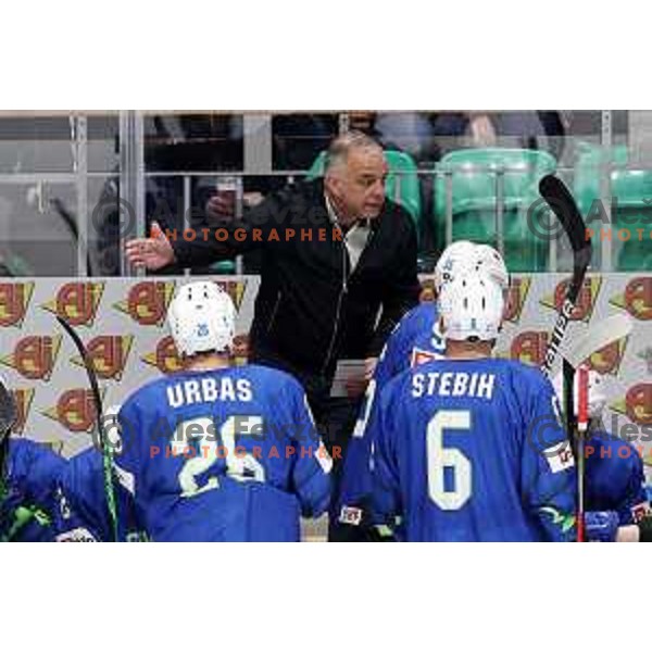 Matjaz Kopitar during IIHF Ice-hockey World Championship 2022 division I group A match between Slovenia and Lithuania in Ljubljana, Slovenia on May 3, 2022