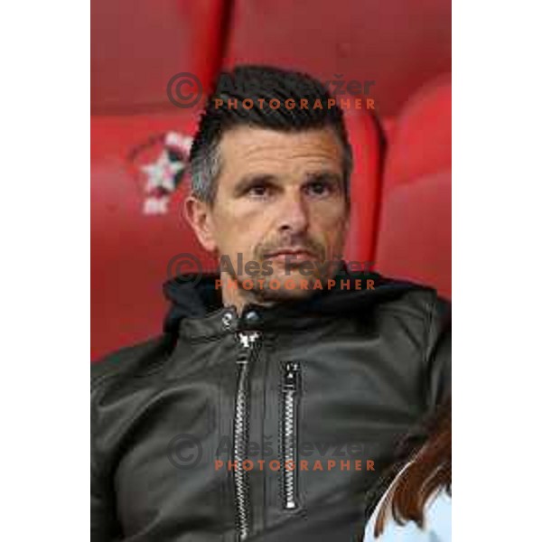 Zoran Zeljkovic during Prva Liga Telemach football match between Bravo and Maribor in Ljubljana, Slovenia on May 7, 2022