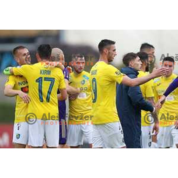 in action during Prva Liga Telemach football match between Bravo and Maribor in Ljubljana, Slovenia on May 7, 2022