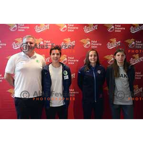 Manja Rogan at Press conference for Pivovarna Union Slovenian Cup 2022 in Ljubljana, Slovenia on May 9, 2022
