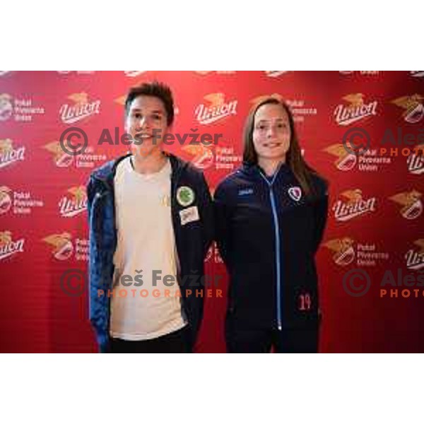 Manja Rogan at Press conference for Pivovarna Union Slovenian Cup 2022 in Ljubljana, Slovenia on May 9, 2022