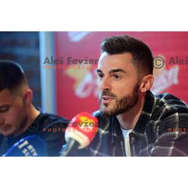 Ivica Guberac at Press conference for Pivovarna Union Slovenian Cup 2022 in Ljubljana, Slovenia on May 9, 2022