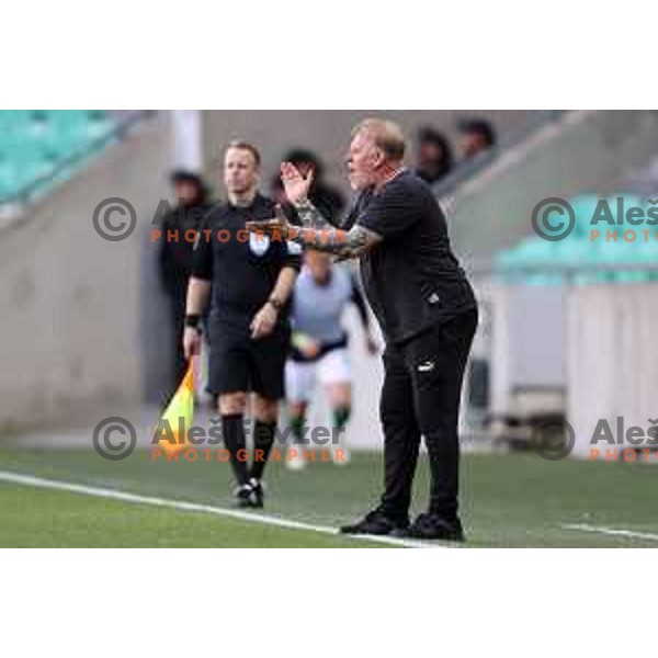 Robert Prosinecki, head coach of Olimpija during Prva Liga Telemach football match between Olimpija and Mura in SRC Stozice, Ljubljana, Slovenia on May 15, 2022