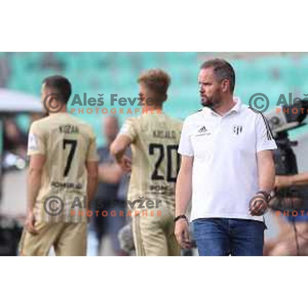 Damir Contala, head coach of Mura during Prva Liga Telemach football match between Olimpija and Mura in SRC Stozice, Ljubljana, Slovenia on May 15, 2022