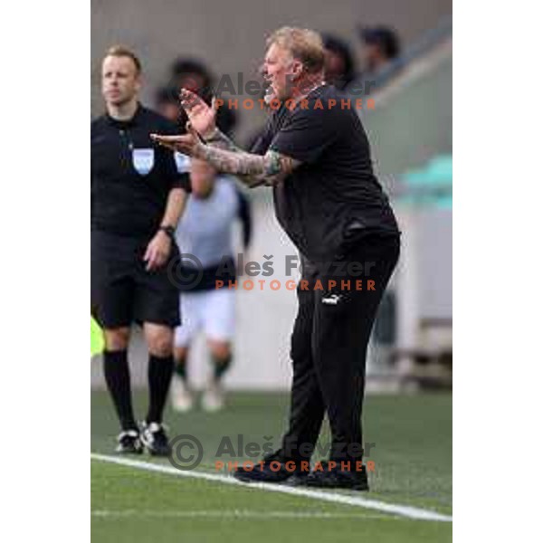 Robert Prosinecki, head coach of Olimpija during Prva Liga Telemach football match between Olimpija and Mura in SRC Stozice, Ljubljana, Slovenia on May 15, 2022