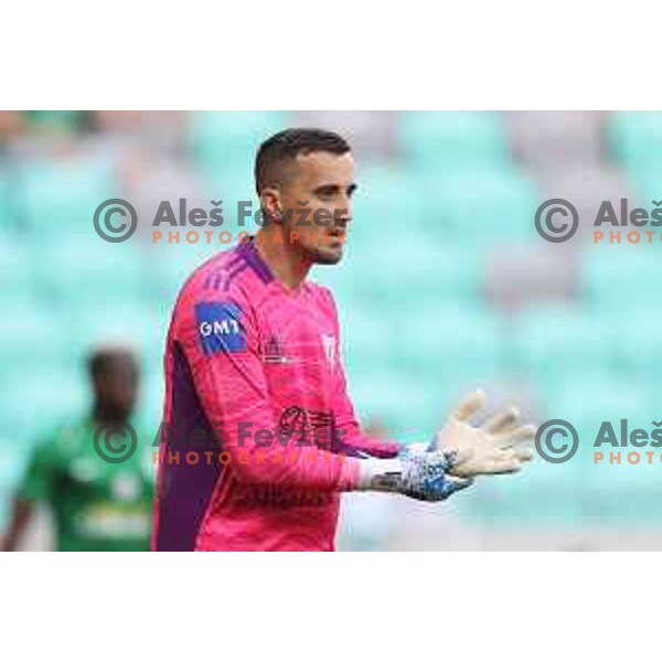Marko Zalokar in action during Prva Liga Telemach football match between Olimpija and Mura in SRC Stozice, Ljubljana, Slovenia on May 15, 2022