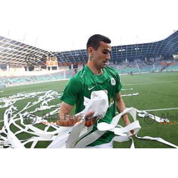 Ivan Prtajin during Prva Liga Telemach football match between Olimpija and Mura in SRC Stozice, Ljubljana, Slovenia on May 15, 2022