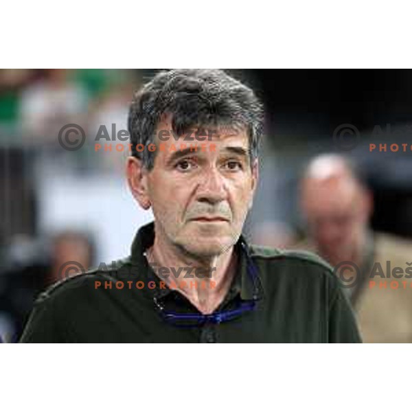 in action during second semi-final match of ABA league between Cedevita Olimpija and Crvena Zvezda in Stozice, Arena, Ljubljana, Slovenia on May 16, 2022