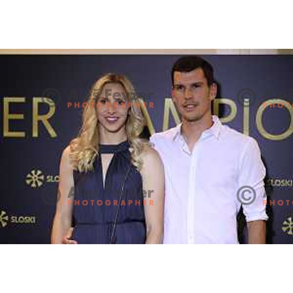 Ana Bucik at The night of the Champions - Gala night for best Slovenian winter sportsman and sportswomen in Ljubljana, Slovenia on May 18, 2022