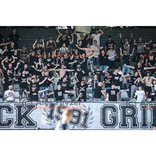 Black Gringos during Prva liga Telemach football match between Mura and Maribor in Fazanerija, Murska Sobota, Slovenia on May 22, 2022. Photo: Jure Banfi/www.alesfevzer.com
