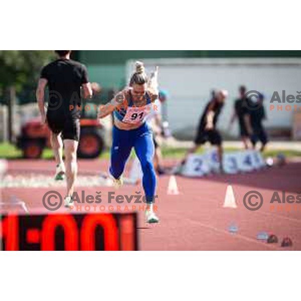 Neja Filipic in action during Athlete meeting 2022 on Mestni stadion Ptuj, Slovenia on May 24, 2022. Photo: Jure Banfi/www.alesfevzer.com