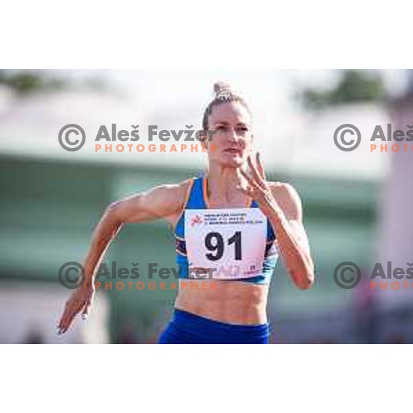 Neja Filipic in action during Athlete meeting 2022 on Mestni stadion Ptuj, Slovenia on May 24, 2022. Photo: Jure Banfi/www.alesfevzer.com