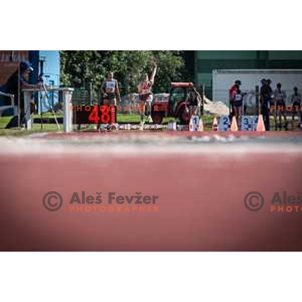 Neja Filipic in action during Athlete meeting 2022 on Mestni stadion Ptuj, Slovenia on May 24, 2022. Photo: Jure Banfi/www.alesfevzer.com