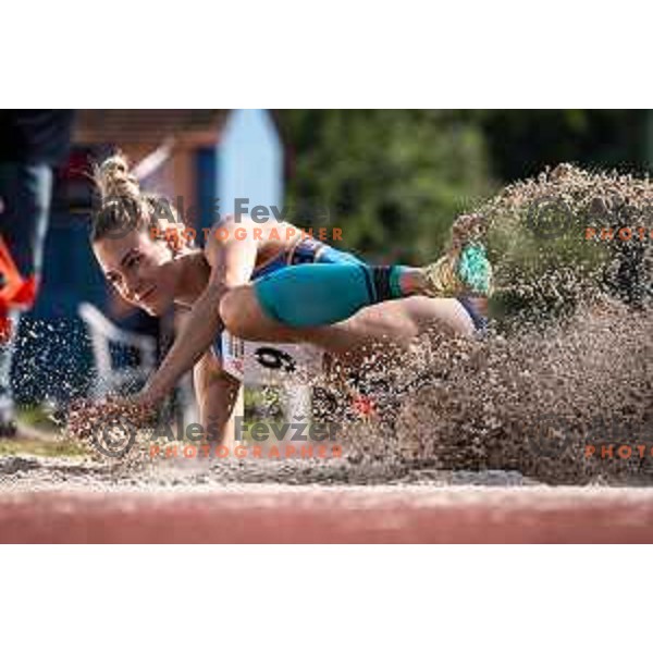 Neja Filipic in action during Athlete meeting 2022 on Mestni stadion Ptuj, Slovenia on May 24, 2022. Photo: Jure Banfi/www.alesfevzer.com