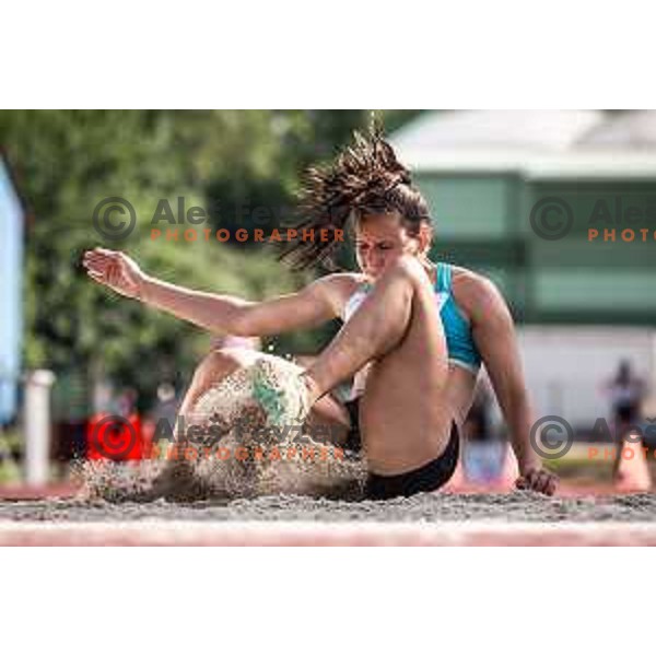 Maja Bedrac in action during Athlete meeting 2022 on Mestni stadion Ptuj, Slovenia on May 24, 2022. Photo: Jure Banfi/www.alesfevzer.com