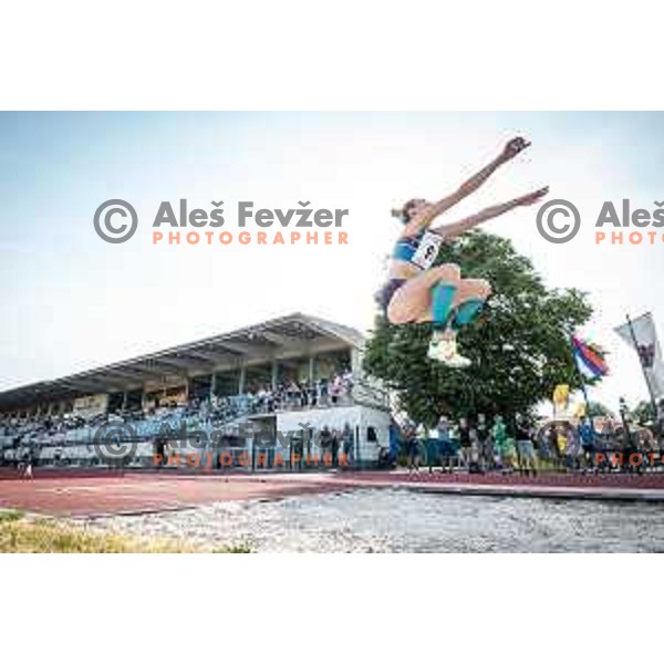 Neja Filipic in action during Athlete meeting 2022 on Mestni stadion Ptuj, Slovenia on May 24, 2022. Photo: Jure Banfi/www.alesfevzer.com