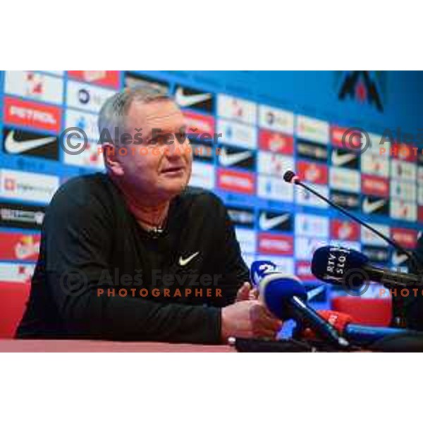 Matjaz Kek , head coach of Slovenia Football team during press conference in Ljubljana, Slovenia on May 26, 2022