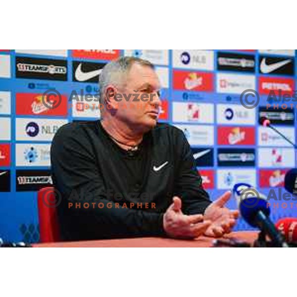 Matjaz Kek , head coach of Slovenia Football team during press conference in Ljubljana, Slovenia on May 26, 2022