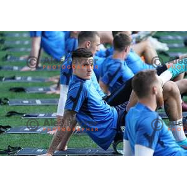  of Slovenia Football team during practice session in SRC Stozice, Ljubljana, Slovenia on May 26, 2022