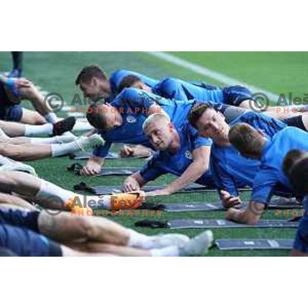 Slovenia Football team during practice session in SRC Stozice, Ljubljana, Slovenia on May 26, 2022