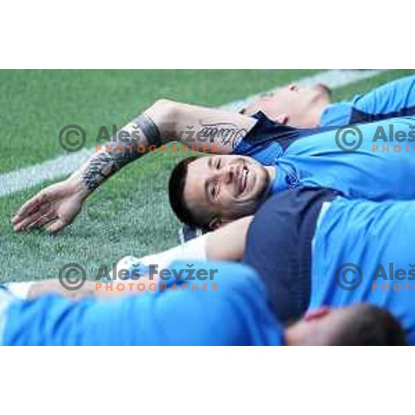 Gregor Sikosek of Slovenia Football team during practice session in SRC Stozice, Ljubljana, Slovenia on May 26, 2022