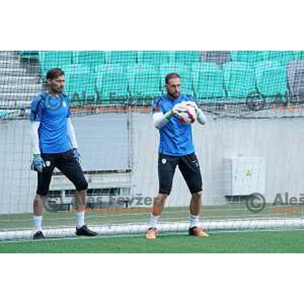 Jan Oblak of Slovenia Football team during practice session in SRC Stozice, Ljubljana, Slovenia on May 26, 2022