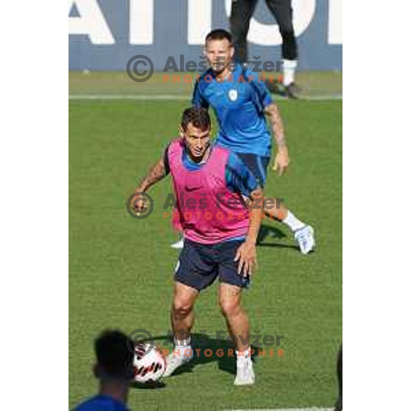 Slovenia Football team during practice session in SRC Stozice, Ljubljana, Slovenia on May 26, 2022