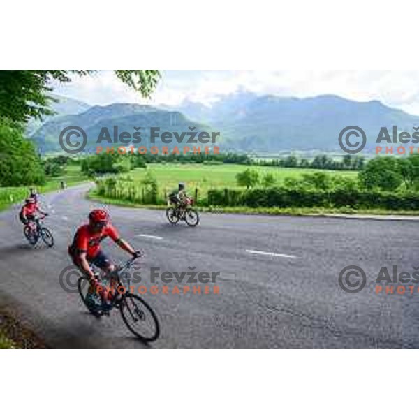 Giro d’Italia 19.stage at Kolovrat in Slovenia on May 27, 2022
