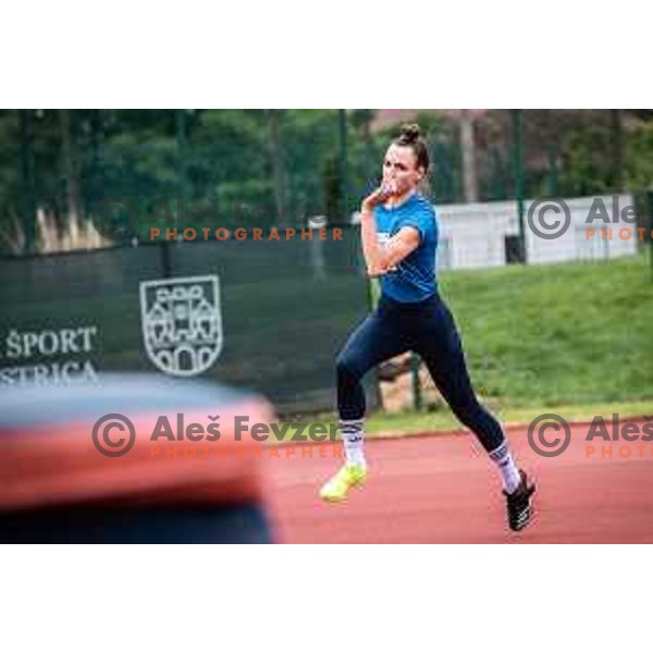 Lia Apostolovski in action during International Athlete meeting 2022 on Sportni park Slovenska Bistrica, Slovenia on May 28, 2022. Photo: Jure Banfi/www.alesfevzer.com