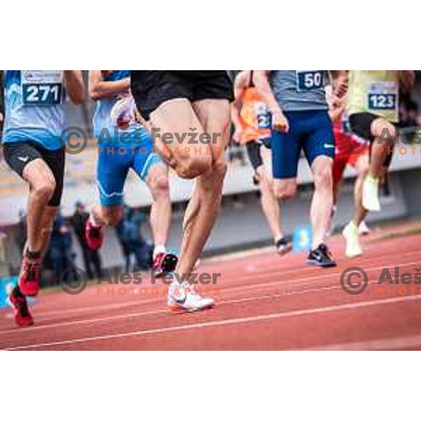 in action during 800 metres men at International Athlete meeting 2022 on Sportni park Slovenska Bistrica, Slovenia on May 28, 2022. Photo: Jure Banfi/www.alesfevzer.com