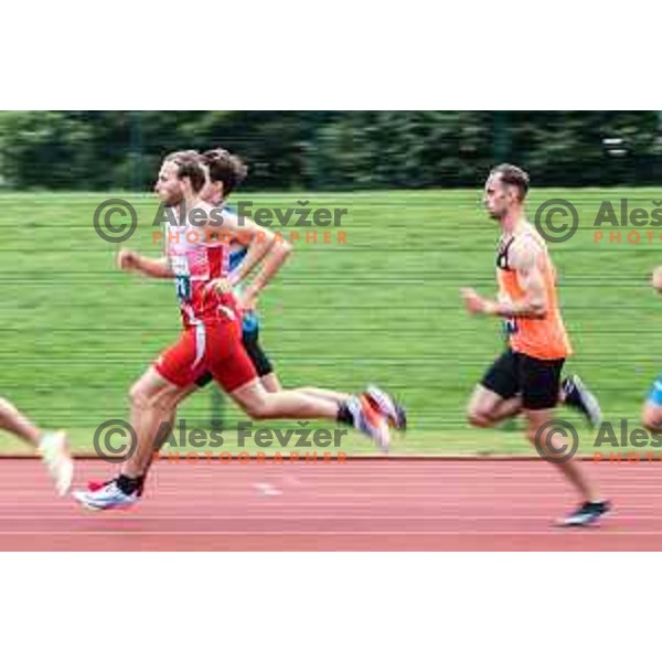 in action during 800 metres men at International Athlete meeting 2022 on Sportni park Slovenska Bistrica, Slovenia on May 28, 2022. Photo: Jure Banfi/www.alesfevzer.com
