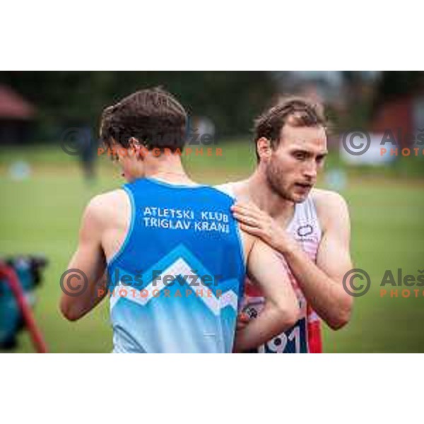 in action during 800 metres men at International Athlete meeting 2022 on Sportni park Slovenska Bistrica, Slovenia on May 28, 2022. Photo: Jure Banfi/www.alesfevzer.com