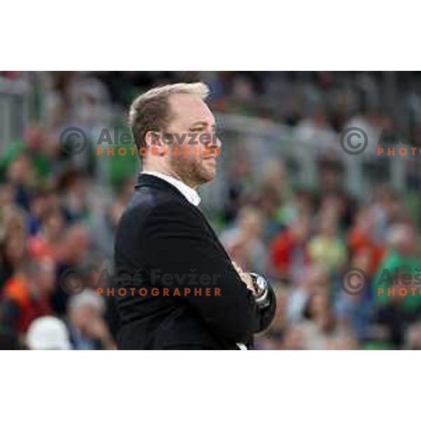 Dejan Jakara in action during Final of Nova KBM league second match between Cedevita Olimpija and Helios Suns in SRC Stoic, Ljubljana, Slovenia on May 28, 2022
