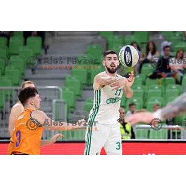 Marko Radovanovic in action during Final of Nova KBM league second match between Cedevita Olimpija and Helios Suns in SRC Stoic, Ljubljana, Slovenia on May 28, 2022