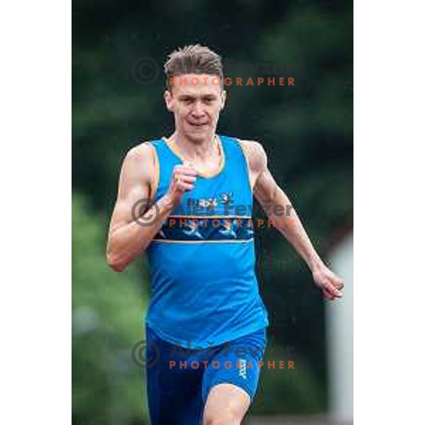 Lovro Mesec Kosir in action during International Athlete meeting 2022 on Sportni park Slovenska Bistrica, Slovenia on May 28, 2022. Photo: Jure Banfi/www.alesfevzer.com