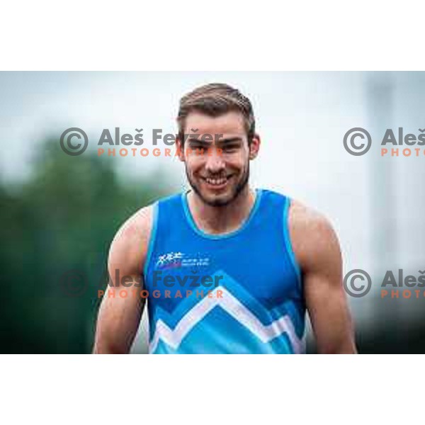 Rok Ferlan celebrating during International Athlete meeting 2022 on Sportni park Slovenska Bistrica, Slovenia on May 28, 2022. Photo: Jure Banfi/www.alesfevzer.com