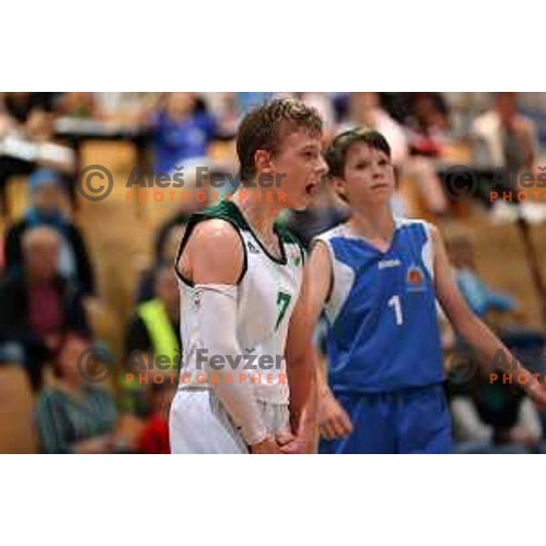 Final of U-13 boys National Championship between Cedevita Olimpija and Triglav in Brezice, Slovenia on May 29, 2022