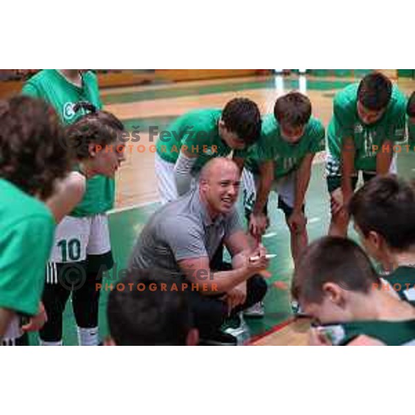 Final of U-13 boys National Championship between Cedevita Olimpija and Triglav in Brezice, Slovenia on May 29, 2022