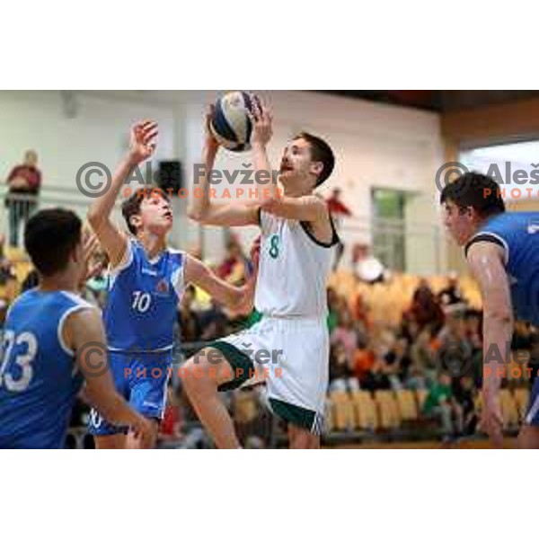 Final of U-13 boys National Championship between Cedevita Olimpija and Triglav in Brezice, Slovenia on May 29, 2022