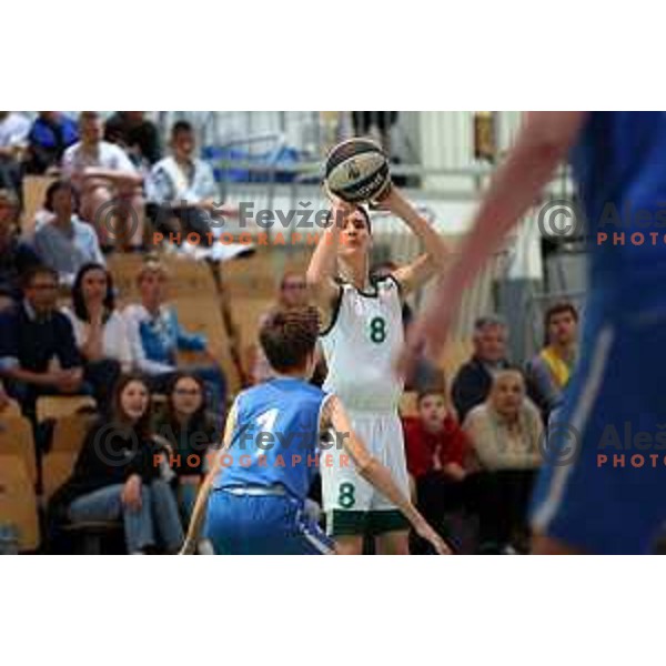 Final of U-13 boys National Championship between Cedevita Olimpija and Triglav in Brezice, Slovenia on May 29, 2022