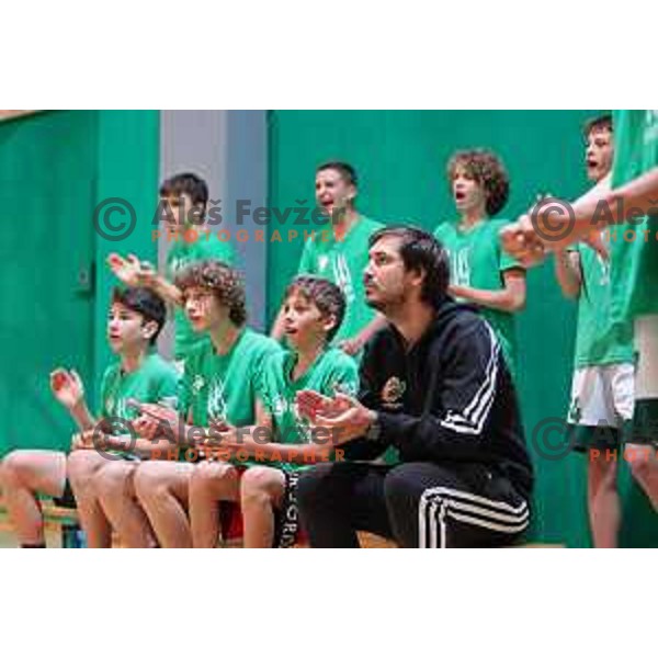 Final of U-13 boys National Championship between Cedevita Olimpija and Triglav in Brezice, Slovenia on May 29, 2022