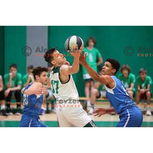 Final of U-13 boys National Championship between Cedevita Olimpija and Triglav in Brezice, Slovenia on May 29, 2022