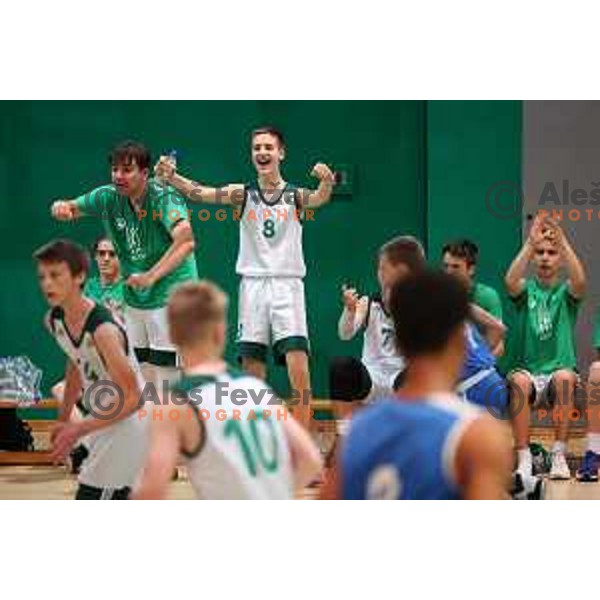 Final of U-13 boys National Championship between Cedevita Olimpija and Triglav in Brezice, Slovenia on May 29, 2022