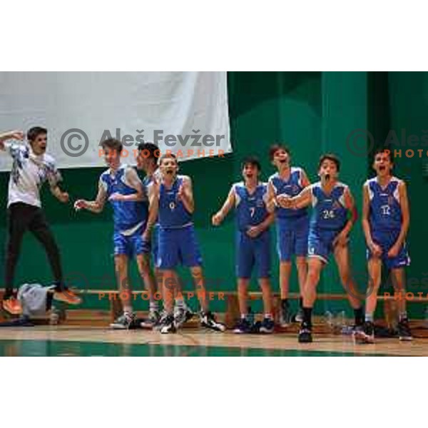 Final of U-13 boys National Championship between Cedevita Olimpija and Triglav in Brezice, Slovenia on May 29, 2022