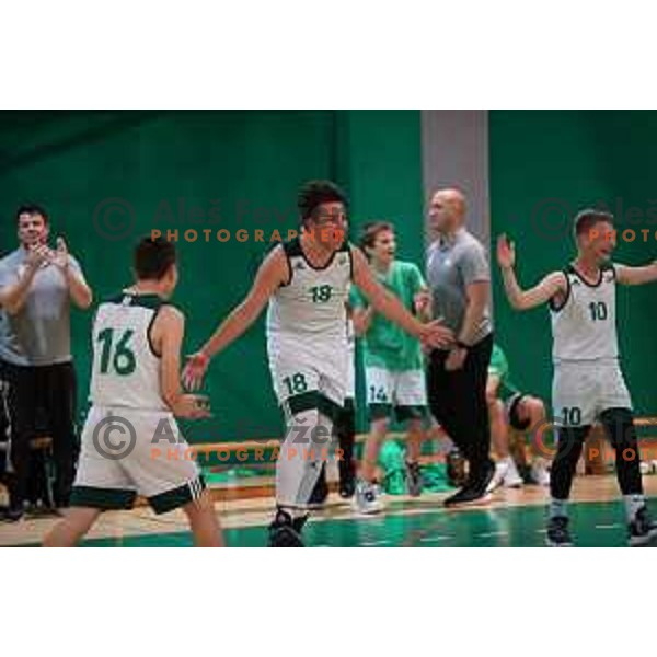 Final of U-13 boys National Championship between Cedevita Olimpija and Triglav in Brezice, Slovenia on May 29, 2022