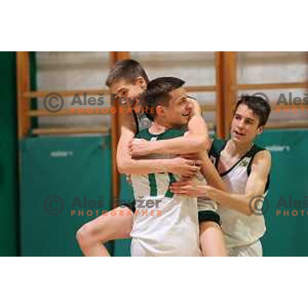 Final of U-13 boys National Championship between Cedevita Olimpija and Triglav in Brezice, Slovenia on May 29, 2022