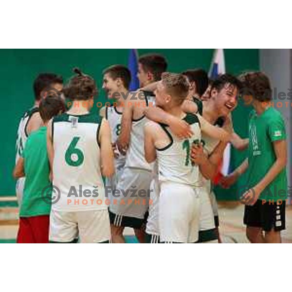 Final of U-13 boys National Championship between Cedevita Olimpija and Triglav in Brezice, Slovenia on May 29, 2022