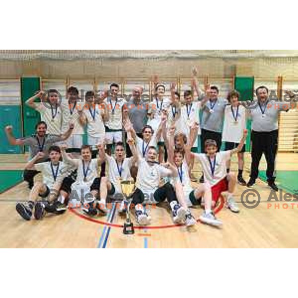 Final of U-13 boys National Championship between Cedevita Olimpija and Triglav in Brezice, Slovenia on May 29, 2022