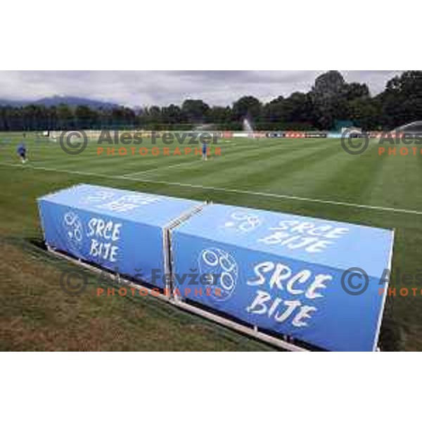 Of Slovenia Football team during practice session at NNC Brdo on May 30, 2022