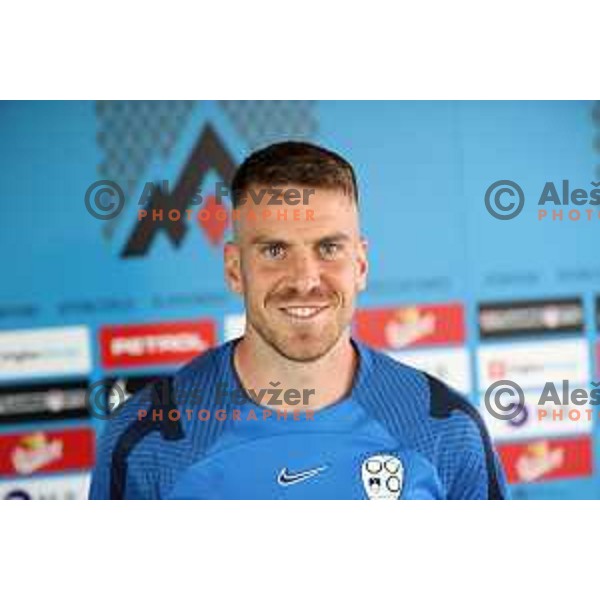 Domen Crnigoj of Slovenia Football team during practice session at NNC Brdo on May 30, 2022 